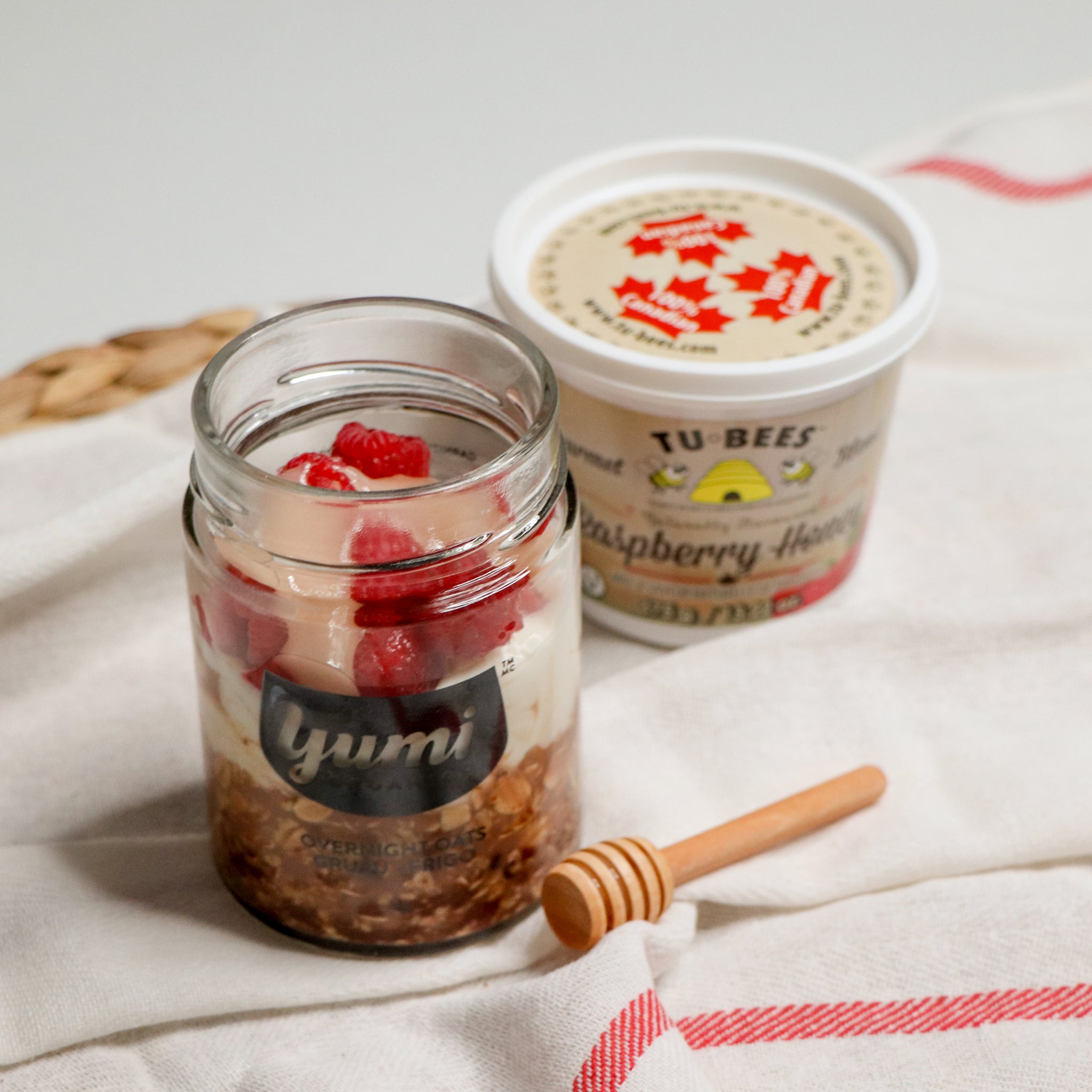 Dark Choco Raspberry Overnight Oats