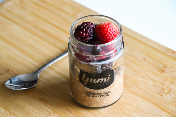 Dark Choco Charger Overnight Oats - YUMi ORGANICS