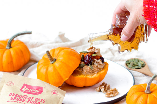 Pumpkin Spice Overnight Oats Recipe - YUMi ORGANICS