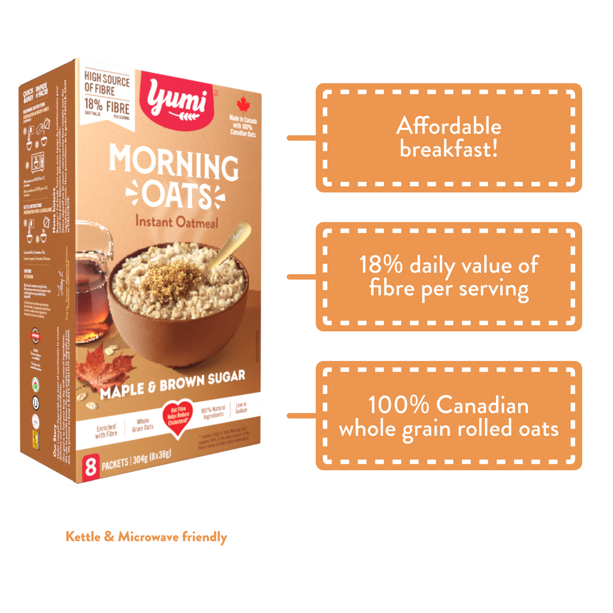 Maple & Brown Sugar Morning Oats