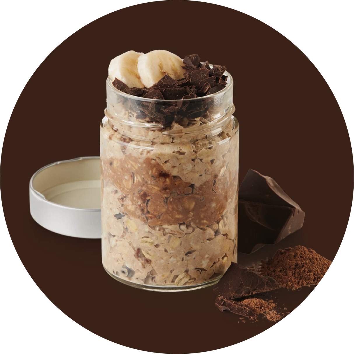 Dark Choco Overnight Oats