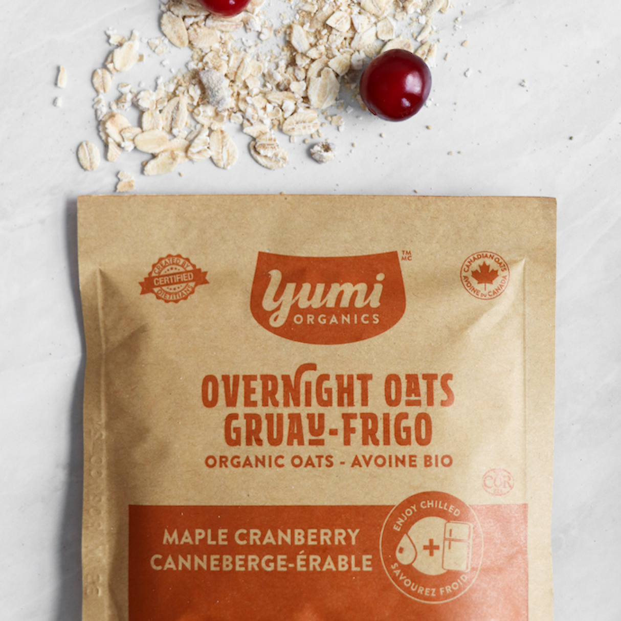 Maple Cranberry Overnight Oats