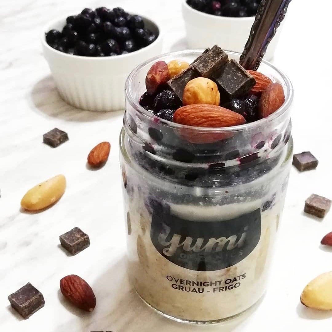 Dark Choco Overnight Oats - YUMi ORGANICS