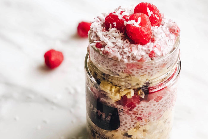 Raspberry & Chia Overnight Oats