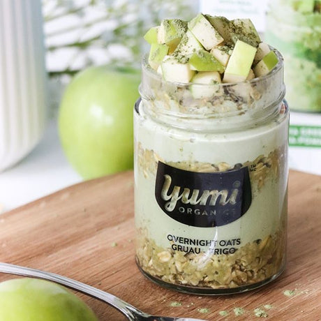 Matcha & Apple Overnight Oats