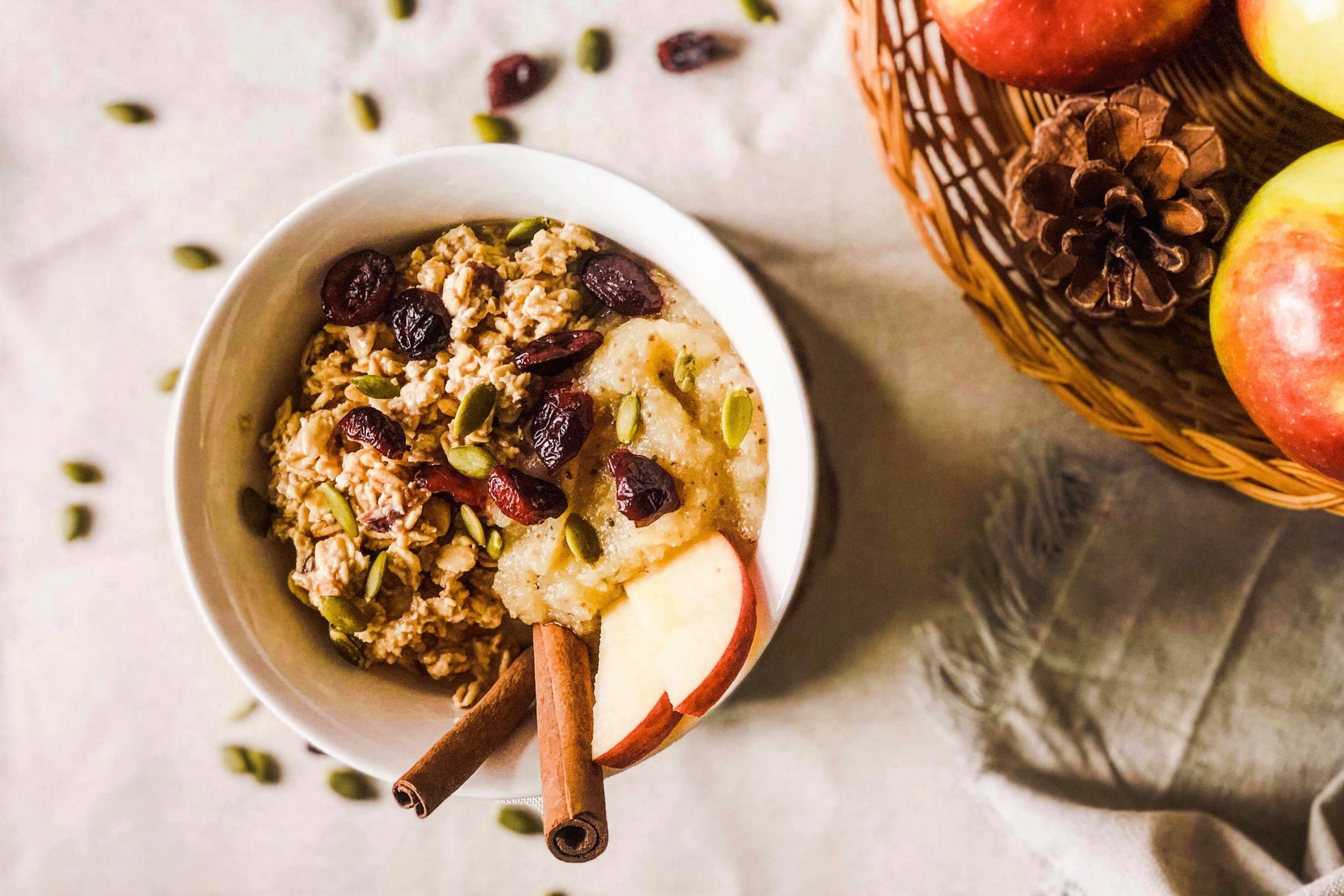 Apple Sauce Overnight Oats