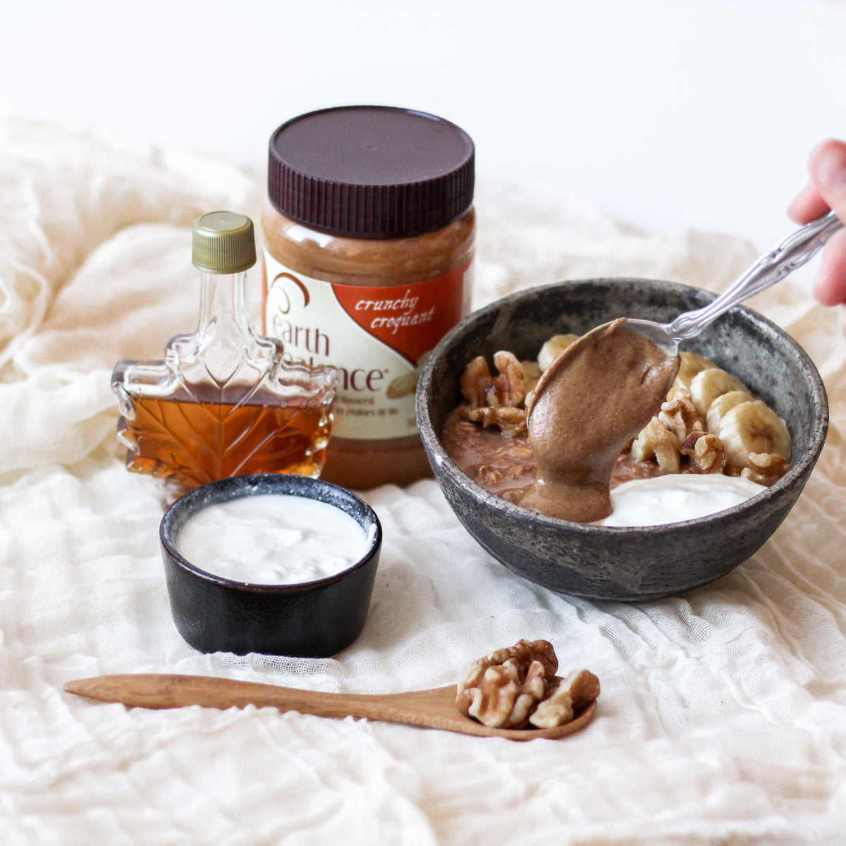 Banana-Nut Overnight Oats