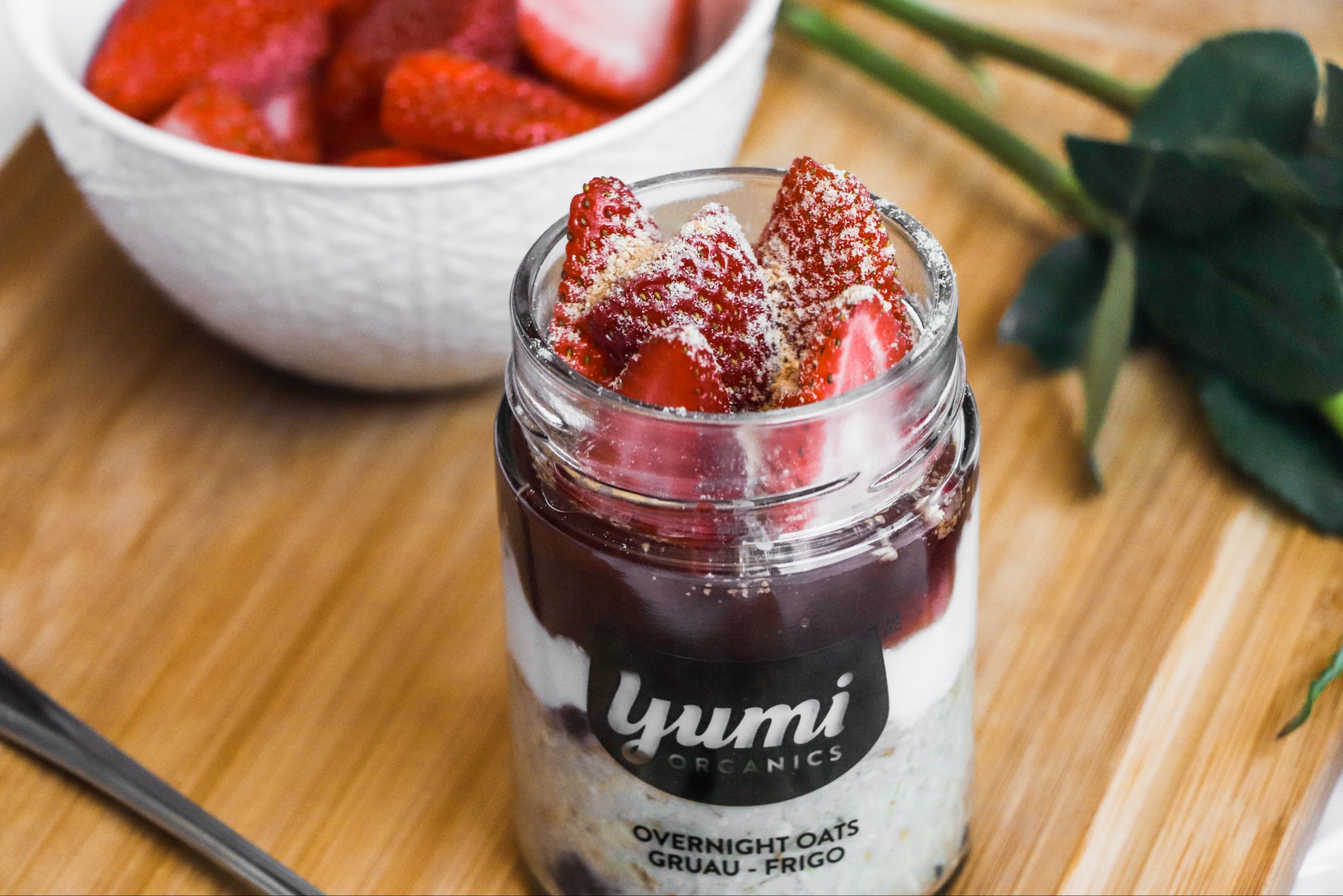 Strawberry Cheesecake Overnight Oats