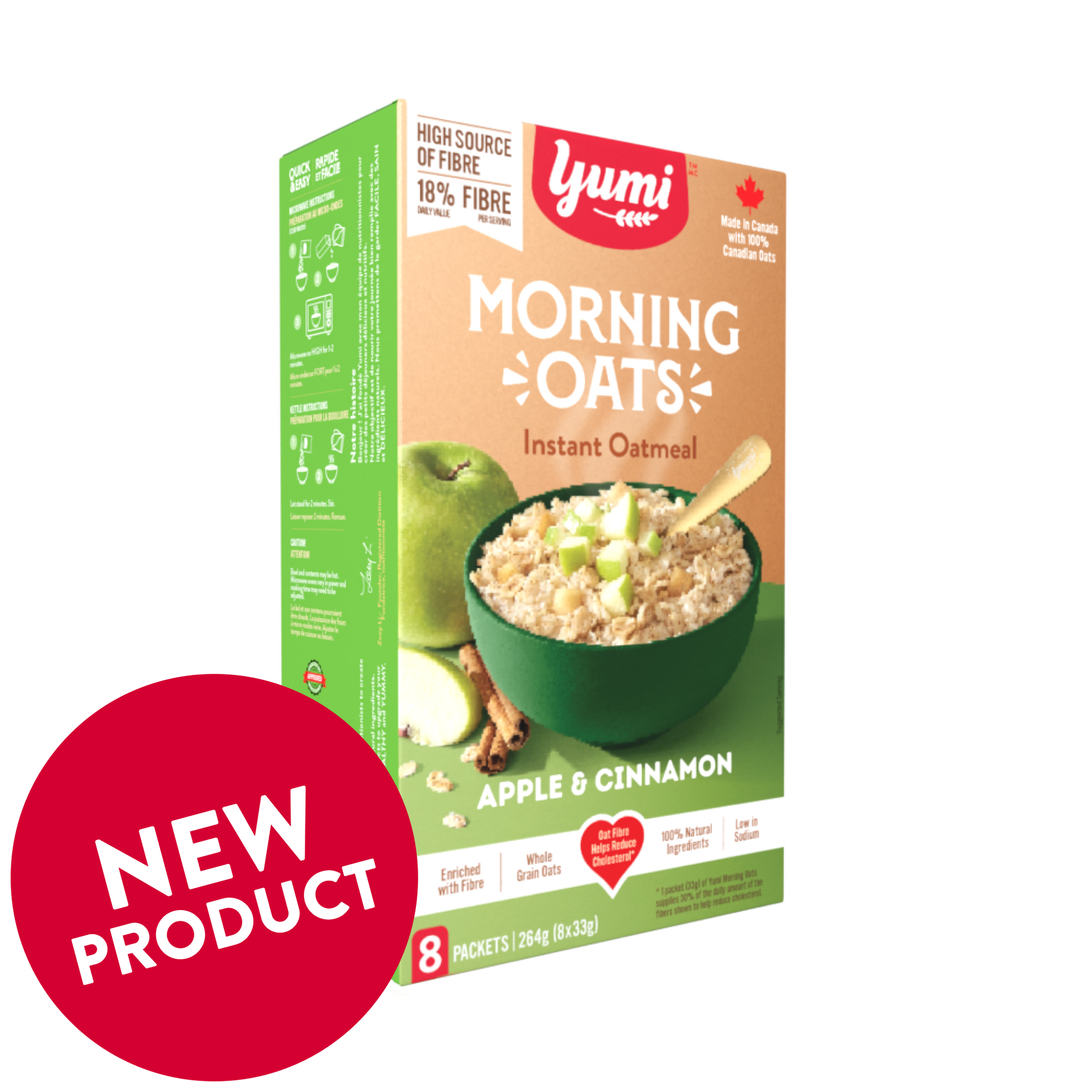 ダイエットフード JASMINE Apple Morning Oats - Apple Cinnamon - The New Generation of Oats
