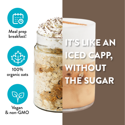 Iced Cappuccino Overnight Oats