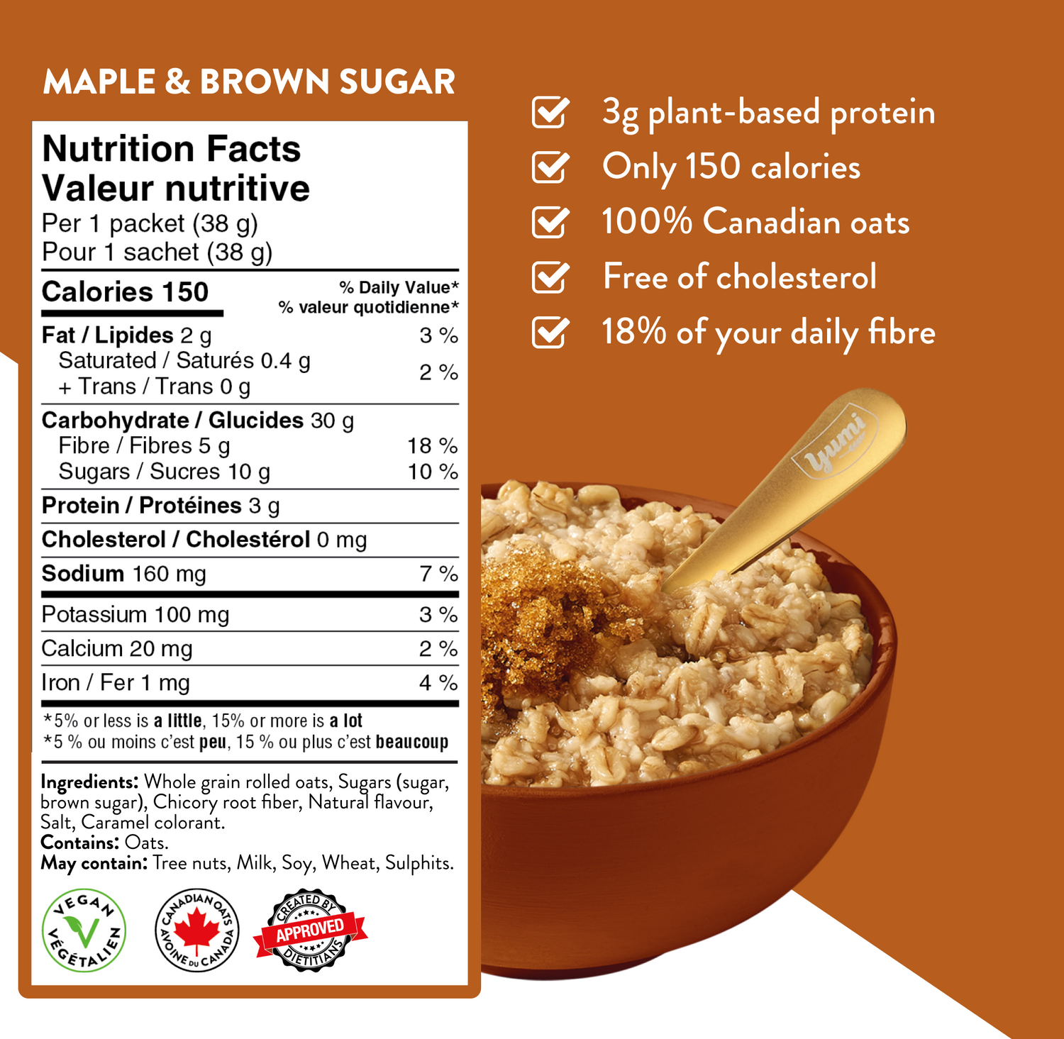 Maple & Brown Sugar Morning Oats