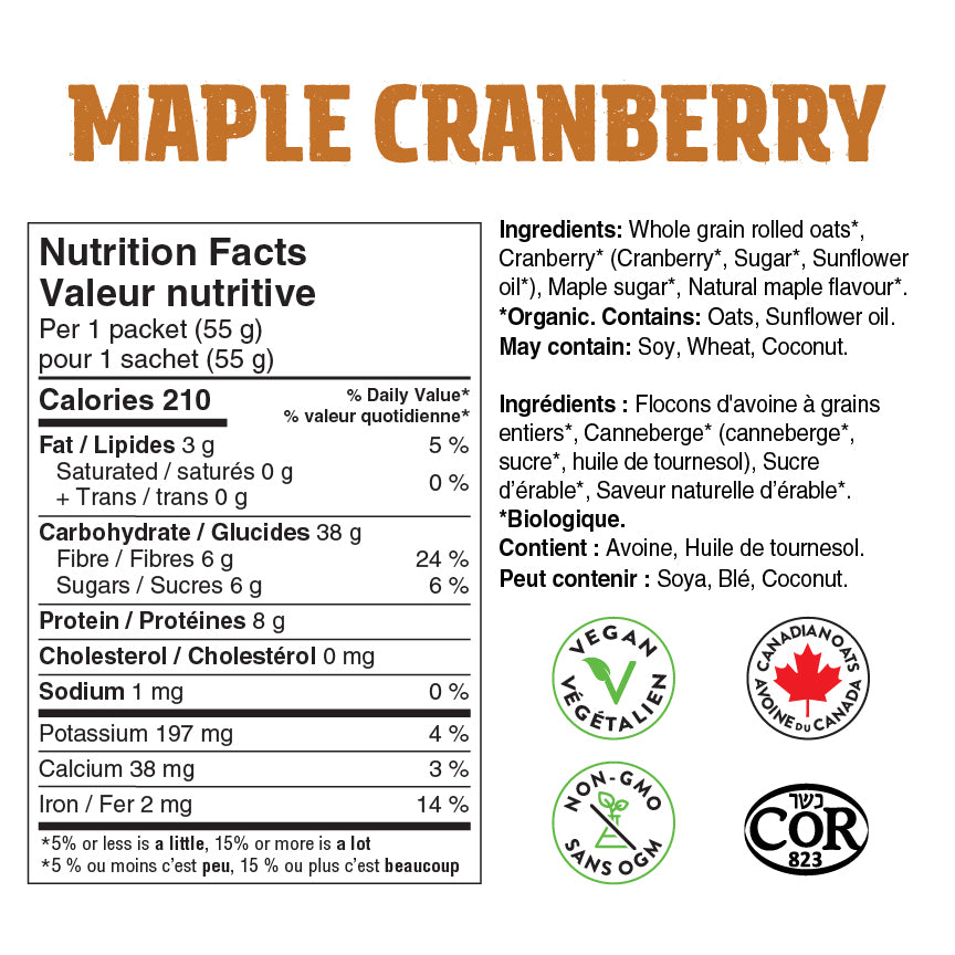 Yumi Oats est une centrale nutritionnelle