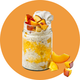 Peaches & Cream Overnight Oats