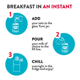 Peaches & Cream Overnight Oats