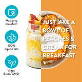 Peaches & Cream Overnight Oats