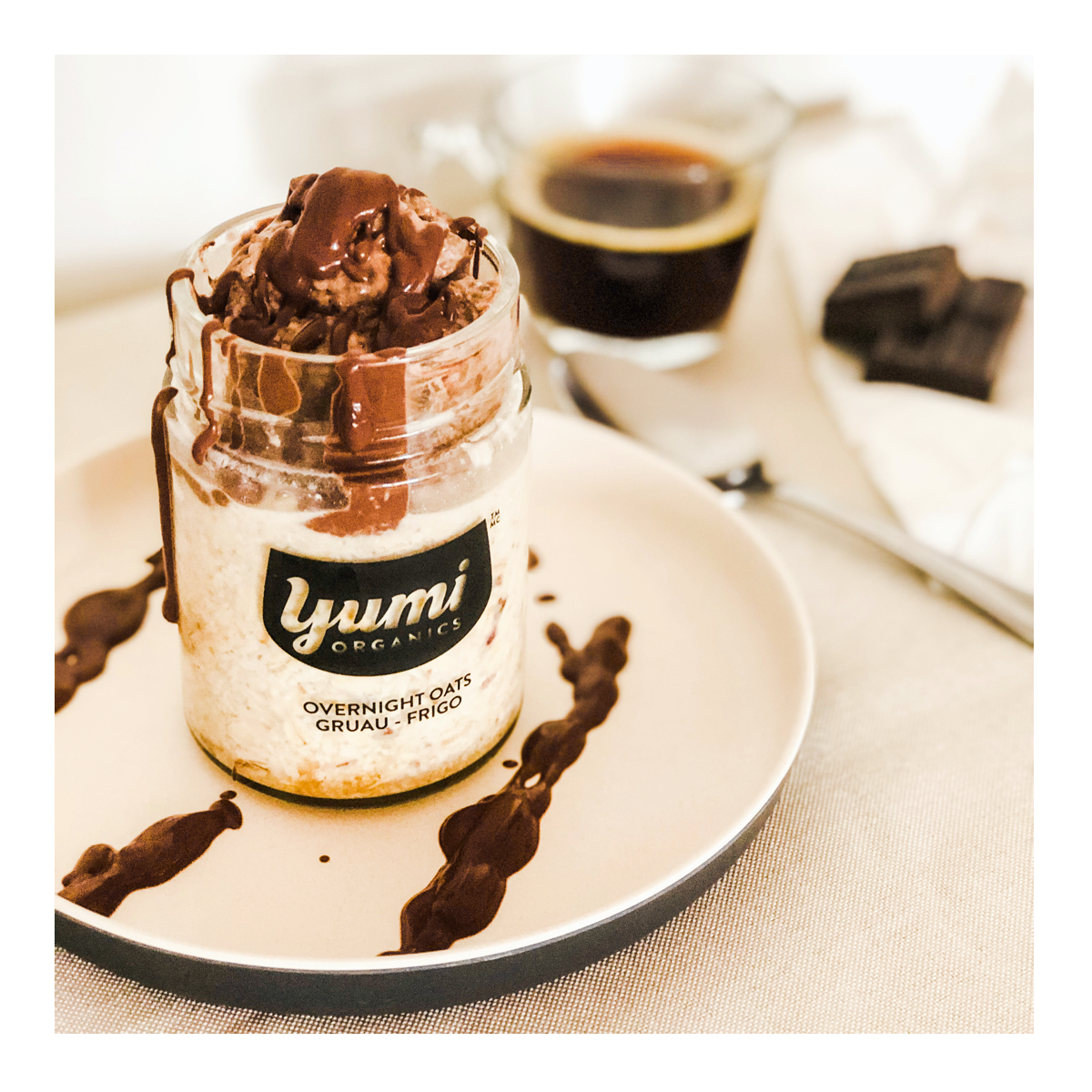 dark chocolate overnight oats