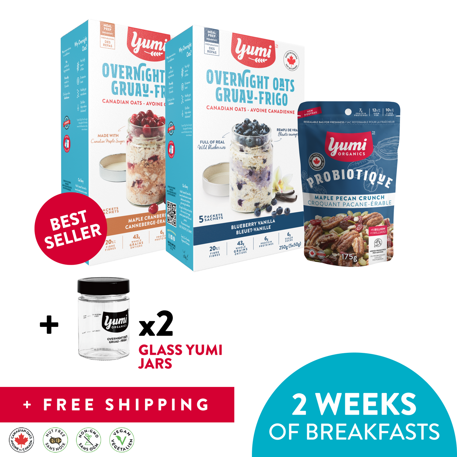 Kit meilleures vendeurs Yumi – YUMi ORGANICS Kit meilleures vendeurs Yumi – YUMi ORGANICS