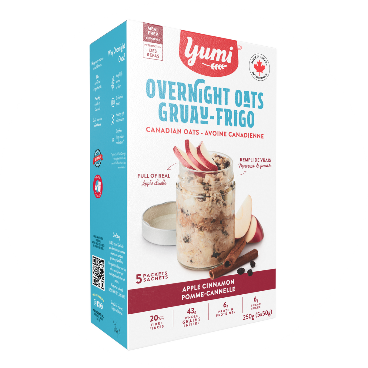 Apple Cinnamon Overnight Oats