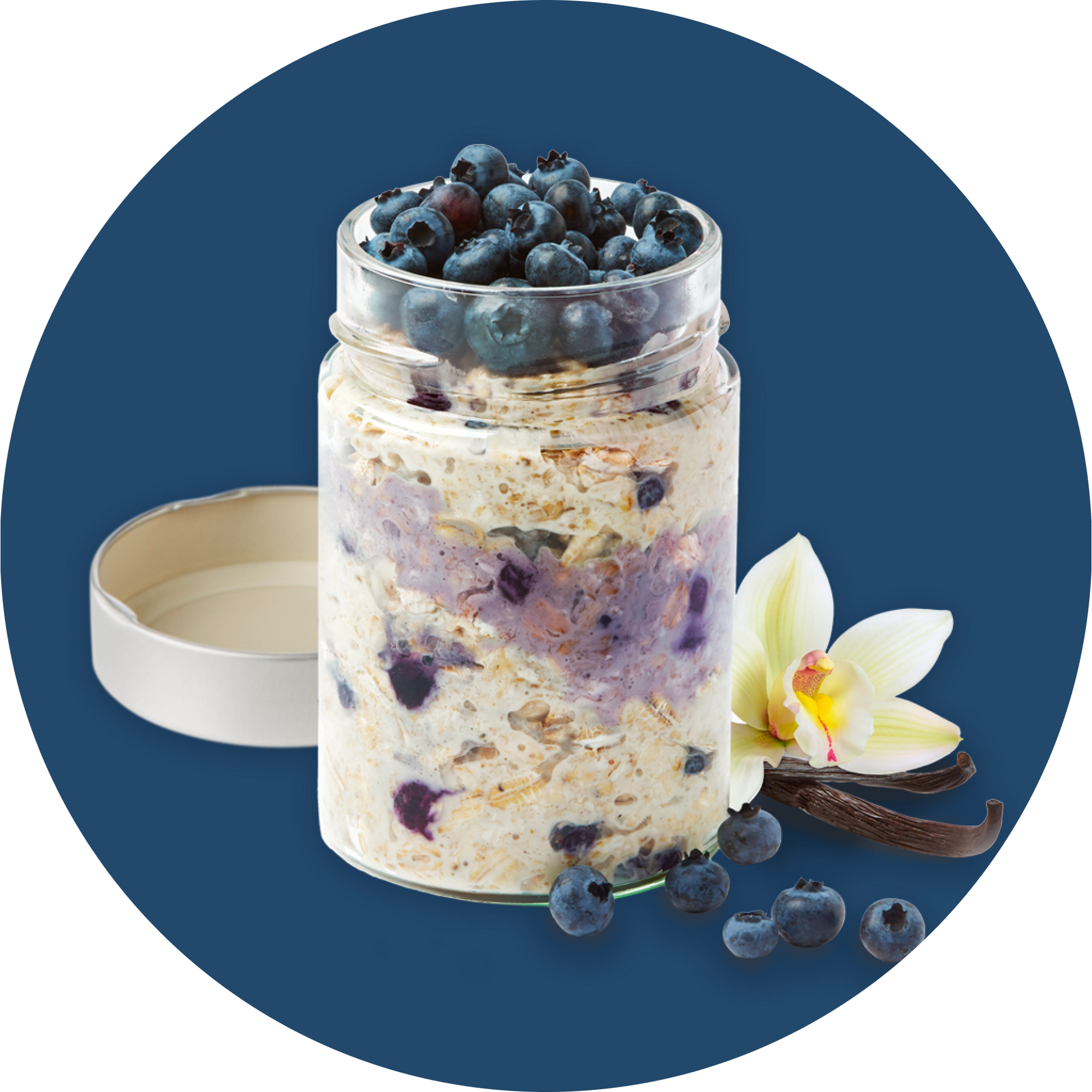 Blueberry Vanilla Overnight Oats