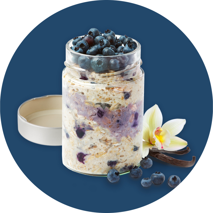 Blueberry Vanilla Overnight Oats