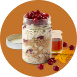Maple Cranberry Overnight Oats