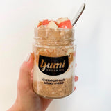 Apple Cinnamon Overnight Oats - YUMi ORGANICS