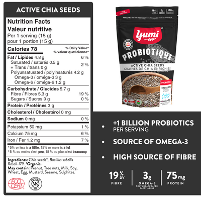 Yumi Probiotique Active Chia Seeds