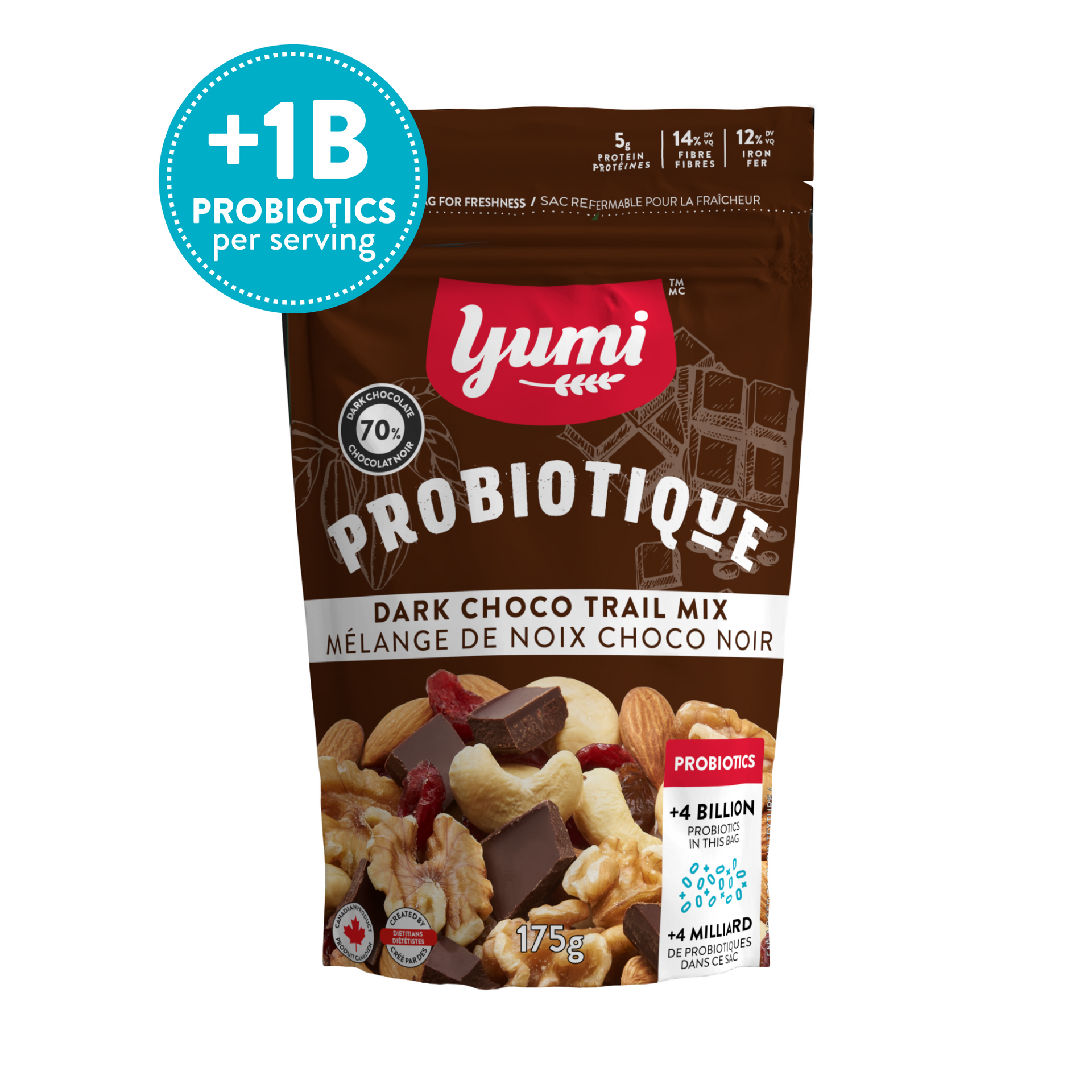 Yumi Probiotique Dark Choco Trail Mix – YUMi ORGANICS