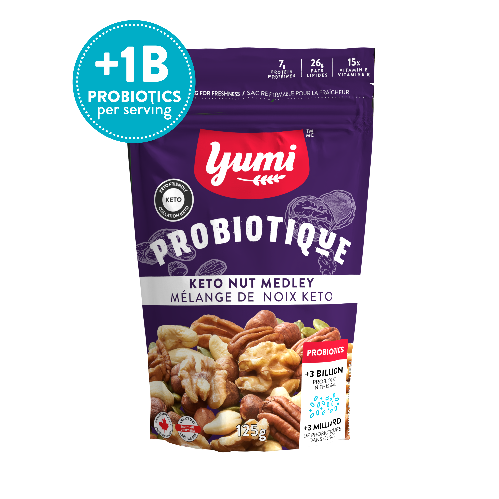 Yumi Probiotique Keto Nut Medley