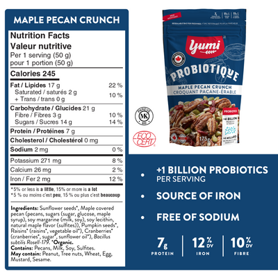 Yumi Probiotique Maple Pecan Crunch